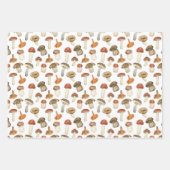 Pinecones Gift von Earthy Mushrooms Pine Treff Geschenkpapier Set (Vorderseite)