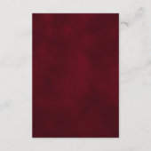 Pinecones Hochzeitsempfang Begleitkarte (Rückseite)