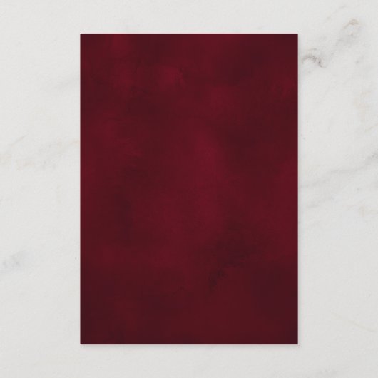 Pinecones Hochzeitsempfang Begleitkarte (Rückseite)