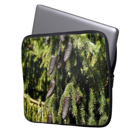 Pinecones Laptopschutzhülle (Vorderseite Links)