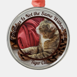 Pinecones Name des Fotos | Nicht gleich Ornament Aus Metall