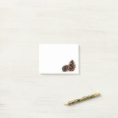 Pinecones Post-it Klebezettel (Auf Schreibtisch)