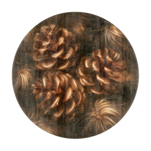 Pinecones Schneidebrett (Vorderseite)