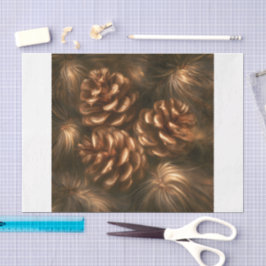 Pinecones Seidenpapier