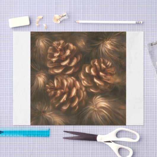 Pinecones Seidenpapier (Handwerk)