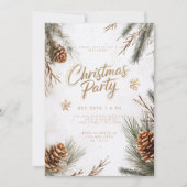 Pinecones Snowboards Snowboards Einladung (Vorderseite)