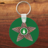 Pinecones star schlüsselanhänger (Vorderseite)
