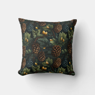 Pinecones Throw Kissen