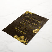 Pinecones und Barnholz Folieneinladung (Gedreht)