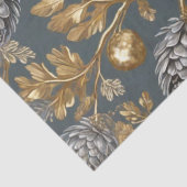 Pinecones und Branchen-Papiere Seidenpapier (Detail)