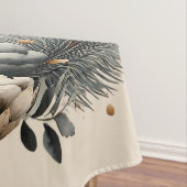 Pinecones und Crescent Moon Winter Liebe Tischdecke (Beispiel)