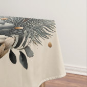 Pinecones und Crescent Moon Winter Liebe Tischdecke (Beispiel)