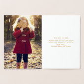 Pinecones und Pine Needles Folienkarte (Innenseite)