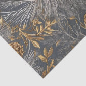 Pinecones und Zweige Seidenpapier (Detail)