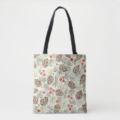 Pinecones Weihnachtszeit-Tasche Tasche (Vorderseite)