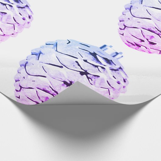 Pinecones Wrapping Paper Geschenkpapier (Ecke)