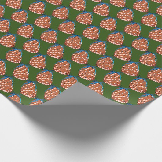 Pinecones Wrapping Paper Geschenkpapier (Ecke)