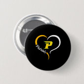 Pinecrest Patriots Logo Halbherz Slogan Hs Button (Vorne & Hinten)