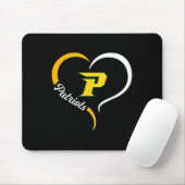 Pinecrest Patriots Logo Halbherz Slogan Hs Mousepad (Mit Mouse)