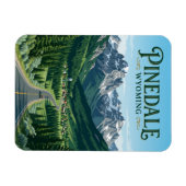 Pinedale USA Magnet (Horizontal)