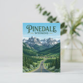 Pinedale USA Postkarte (Stehend Vorderseite)