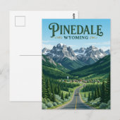 Pinedale USA Postkarte (Vorne/Hinten)