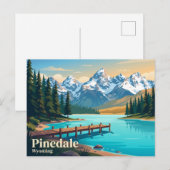 Pinedale USA Postkarte (Vorne/Hinten)
