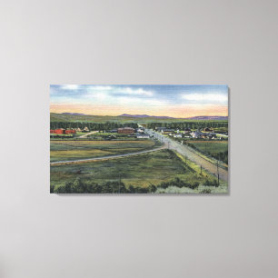 Pinedale, WY - Landkreis-Sitz von Sublette County Leinwanddruck