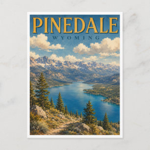 Pinedale Wyoming Fremont Lake GeoSaga Postkarte