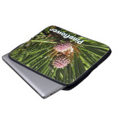 Pineflower Laptopschutzhülle (Vorne Knopf)