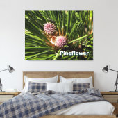 Pineflower Leinwanddruck (Insitu (Schlafzimmer))