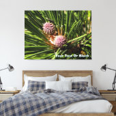 Pineflower Leinwanddruck (Insitu (Schlafzimmer))