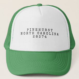 Pinehurst North Carolina 28374 Zip Code Hat Golf Truckerkappe