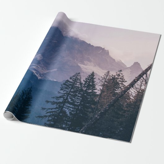 PINENBÄUME GESCHENKPAPIER (Ungerollt)