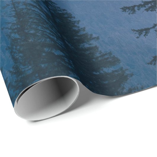 PINENBÄUME GESCHENKPAPIER (Rolleneckpunkt)