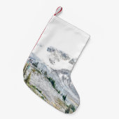 PINENBÄUME IN DER NÄHE VON SCHNEEBERG KLEINER WEIHNACHTSSTRUMPF (Vorderansicht (hängend))