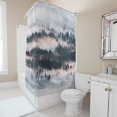 PINENBÄUME MIT SCHNEE DUSCHVORHANG (Beispiel)