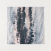 PINENBÄUME MIT SCHNEE WANDTEPPICH (Vorderseite (Horizontal))