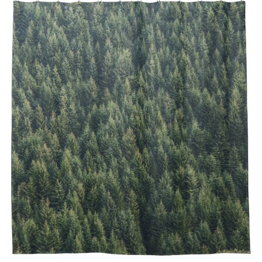 PINENBAUWALD DUSCHVORHANG (Vorderseite)