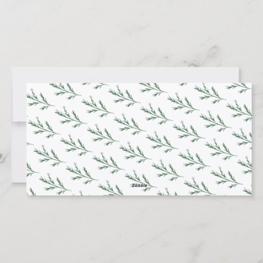 Pineneedle Frohe Weihnachten Moderne 3 Foto Collag (Rückseite)