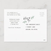 Pineneedle Frohe Weihnachten Modernes Foto (Rückseite)