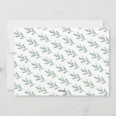 Pineneedle Frohe Weihnachten Modernes Foto (Rückseite)