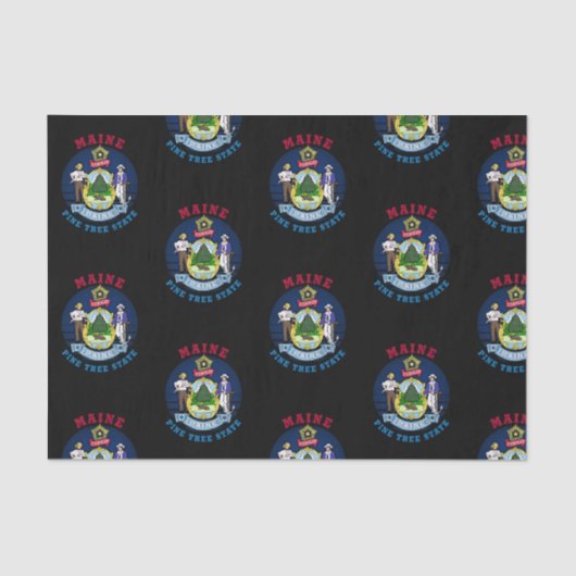 PINENSTAAT SEIDENPAPIER (Vorderseite)