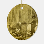 Pineries von Brüdern Saginaw MI Michigans Keramik Ornament (Links)