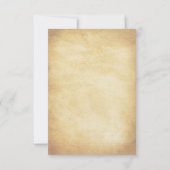 Pines Boughs Holiday Winter Wedding RSVP Card (Rückseite)