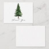 Pines Danke Mitteilungskarte (Vorne/Hinten)