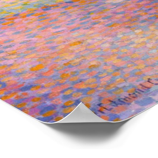 Pines entlang der Küste Poster (Ecke)