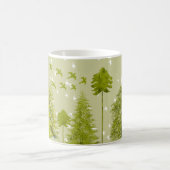 Pines mit moon-individualisierter BackGround-Farbe Kaffeetasse (Mittel)