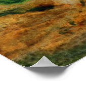 Pines on Rocks Art Print Poster (Ecke)