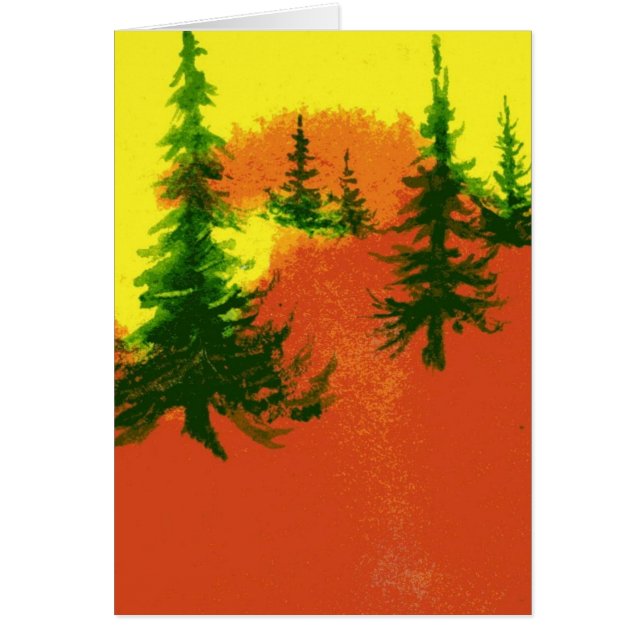 Pinescape-Grußkarte (Vorne)